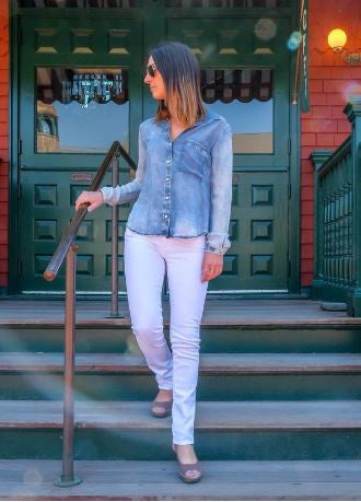 Summer Tips for White Jeans